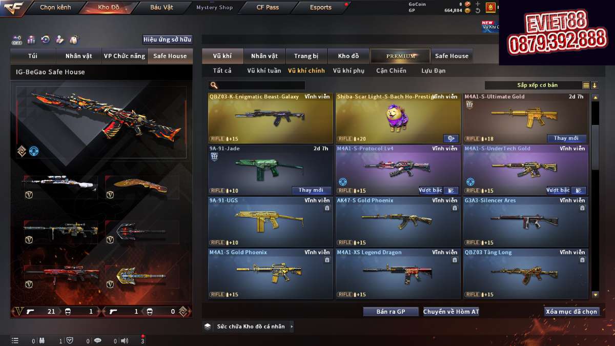 shop acc cf uy tin gia re